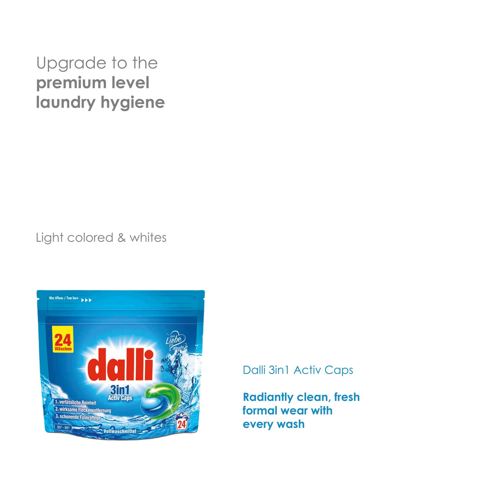 Laundry Pods | Premium formals & sports detergent | Dalli Germany